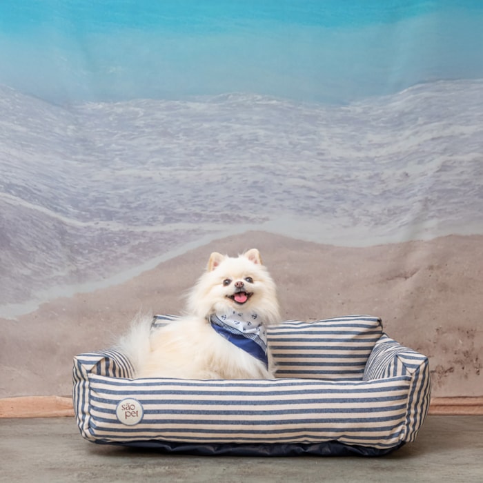 Cama Pet Ilhéus Azul P 66x55cm - Madel Home