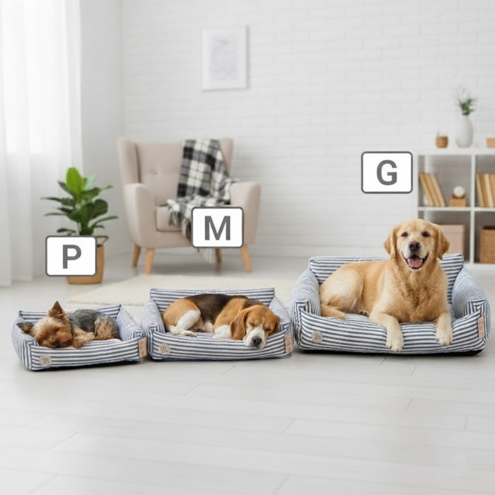 Cama Pet Ilhéus Azul P 66x55cm - Madel Home