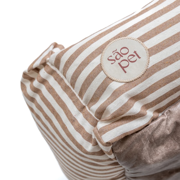 Cama Pet Ilhéus Bege G 95x55cm - Madel Home