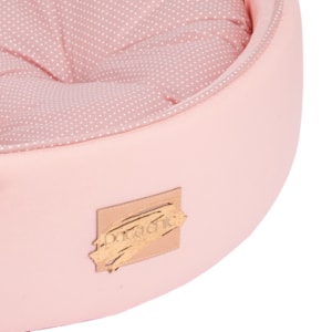 Cama Pet Redonda Tricoline 52x15x52cm Rose
