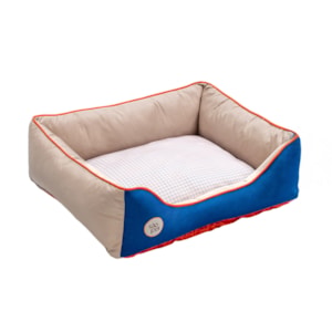 Cama Pet Sport Net Bege e Azul P 55x42cm