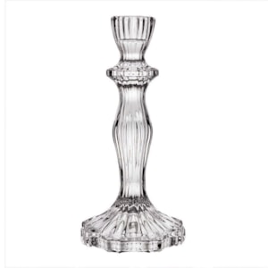 Castiçal de Vidro Athenas Wolff - 21cm