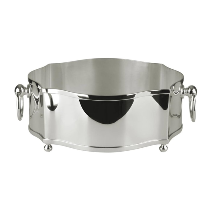 Centro de Mesa Classic Pequeno Níquel St. James - 29cm - Madel Home