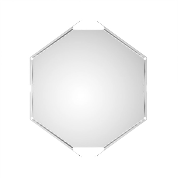 Centro de Mesa de Aço Inox Origami Wolff - 31cm - Madel Home