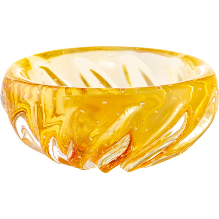 Centro de Mesa de Cristal Âmbar - 15cm - Madel Home