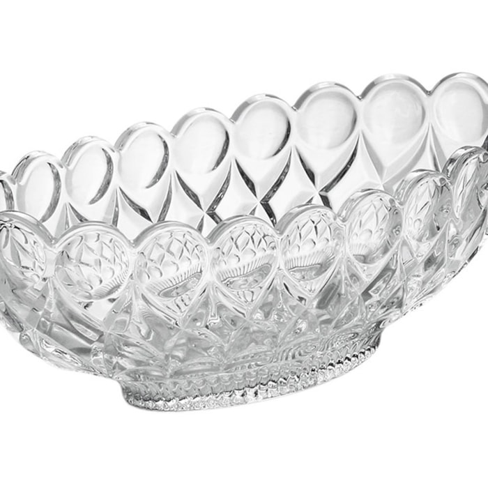 Centro de Mesa de Cristal Angel Wolff - 29cm - Madel Home