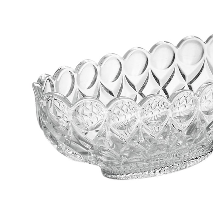 Centro de Mesa de Cristal Angel Wolff - 29cm - Madel Home