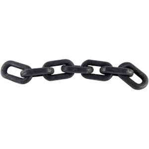 Centro de Mesa de Madeira Colar 7 Elos Preto - 70cm