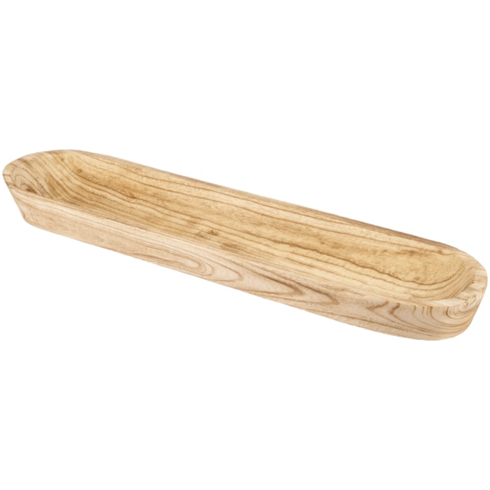 Centro de Mesa de Madeira Natural Retangular G - 1M - Madel Home