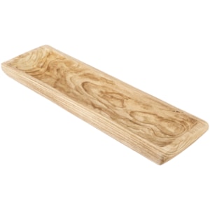 Centro de Mesa de Madeira Natural Retangular M - 80cm