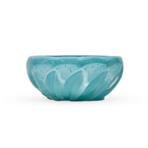 Centro de Mesa de Vidro Turquesa - 15cm