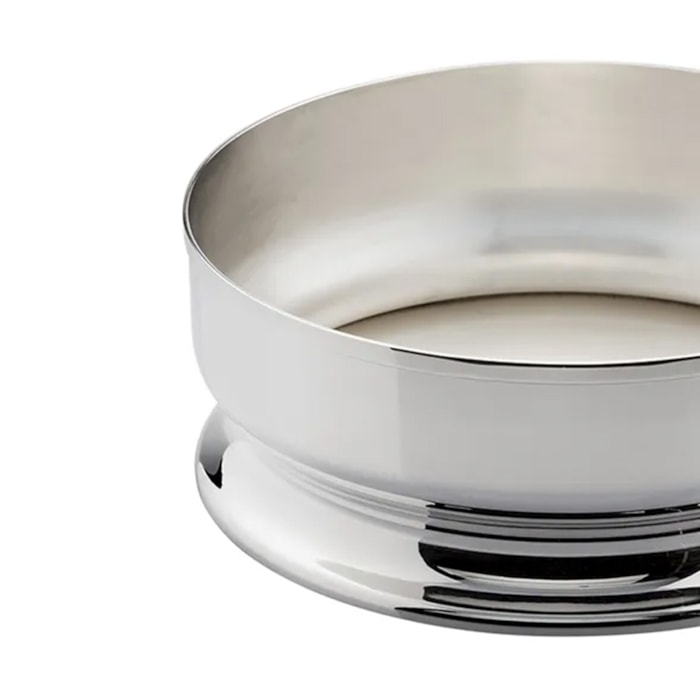 Centro de Mesa Silhouette Médio Prata St. James - 33cm - Madel Home