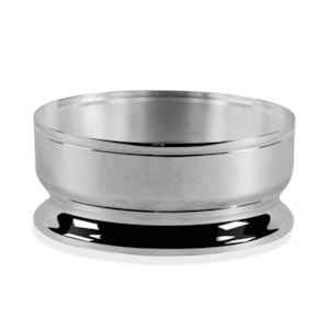 Centro de Mesa Silhouette Pérola Pequeno Níquel St. James - 24cm