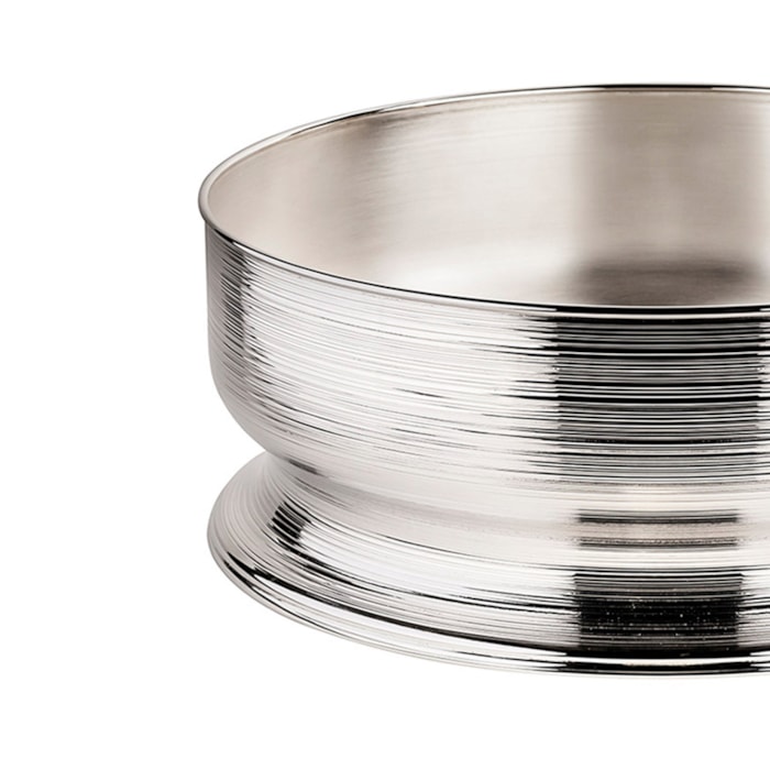 Centro de Mesa Spin Médio Níquel St. James - 33cm - Madel Home