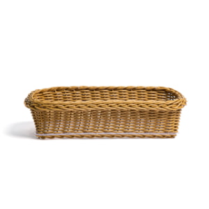 Cesta Pão de Forma em Vime Caramelo Itacaré - 35cm