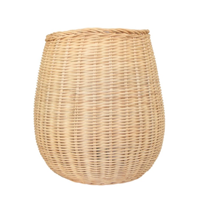 Cesto de Brinquedos de Rattan Cogumelo Vermelho - Madel Home