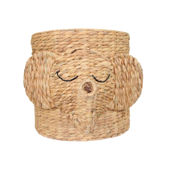 Cesto de Brinquedos de Rattan Elefante - Madel Home