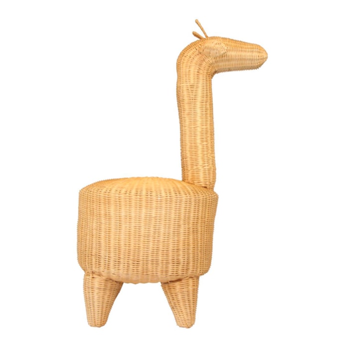 Cesto de Brinquedos de Rattan Girafa - Madel Home