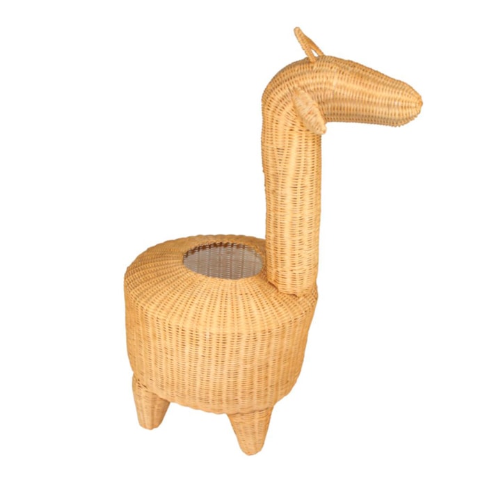 Cesto de Brinquedos de Rattan Girafa - Madel Home