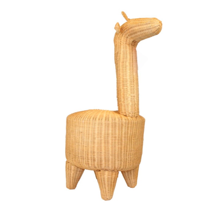 Cesto de Brinquedos de Rattan Girafa - Madel Home