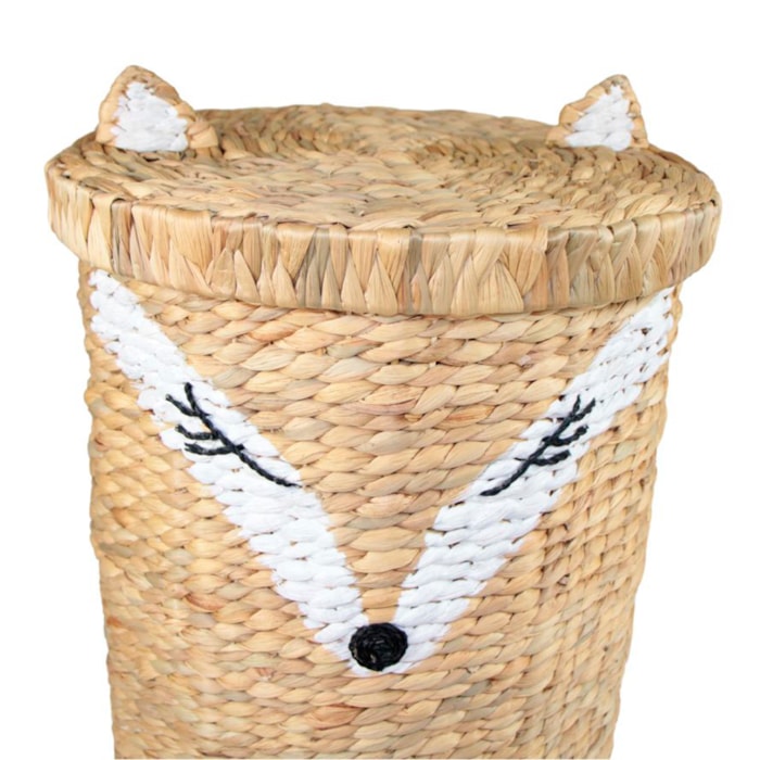 Cesto de Brinquedos de Rattan Raposa Pintada - Madel Home