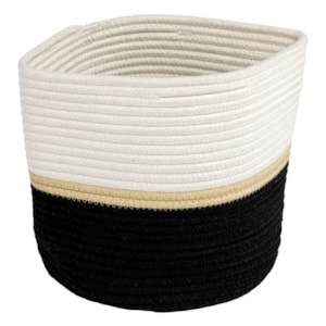Cesto Organizador Decorativo Duo em Poliéster - 30cm
