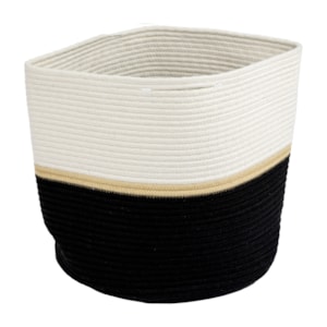 Cesto Organizador Decorativo Duo em Poliéster - 35cm