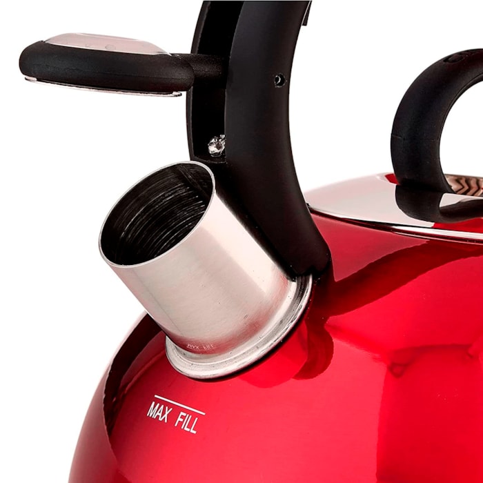 Chaleira Aura Cuisinart Vermelha - 2L - Madel Home