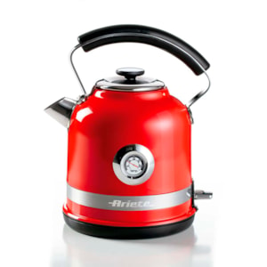 Chaleira Elétrica 1.7L 1850W Aço Inox Ariete Vermelho - 220V
