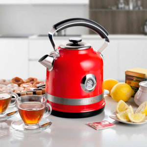 Chaleira Elétrica 1.7L 1850W Aço Inox Ariete Vermelho - 220V