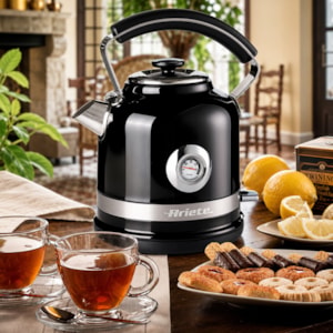 Chaleira Elétrica Moderna Preta 1850W 1,7L Ariete - 220V