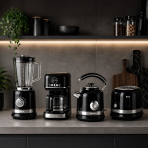 Chaleira Elétrica Moderna Preta 1850W 1,7L Ariete - 220V