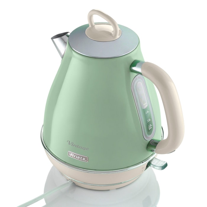 Chaleira Elétrica Vintage 1500W 1,7L Verde Ariete - 127V - Madel Home
