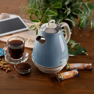 Chaleira Elétrica Vintage Azul 1500W 1,7L Ariete - 127V