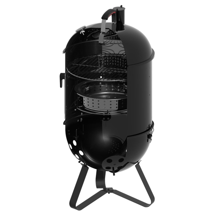 Churrasqueira a Carvão TCP-450 Smoker 3 em 1 Aço Esmaltado com Grelha Inox Tramontina - Madel Home