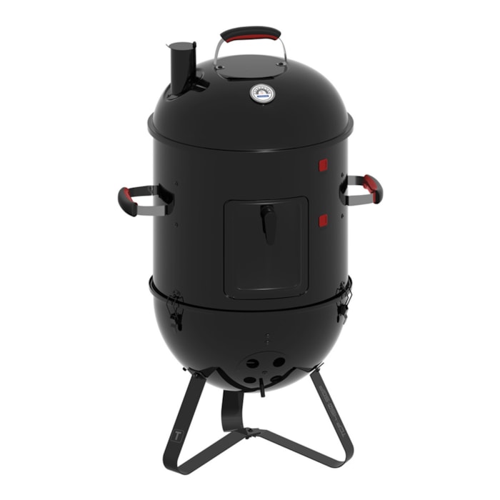 Churrasqueira a Carvão TCP-450 Smoker 3 em 1 Aço Esmaltado com Grelha Inox Tramontina - Madel Home