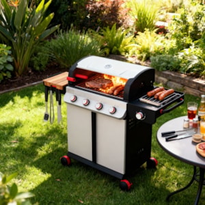 Churrasqueira a Gás TGP-6000 em Aço Inox com Queimador e Utensílios Tramontina