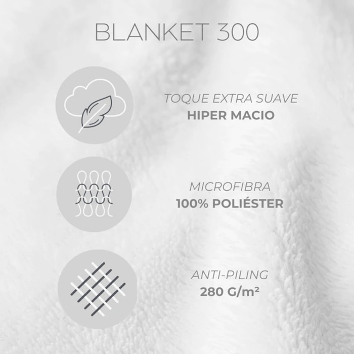 Cobertor Blanket 300 King Toque de Seda Blue Night Kacyumara - Madel Home