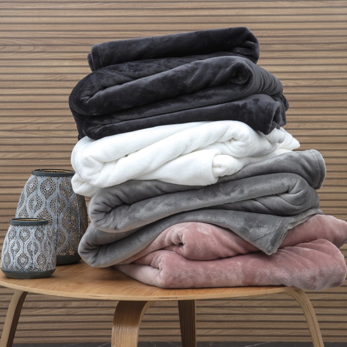 Cobertor Blanket 300 King Toque de Seda Branco Kacyumara - Madel Home
