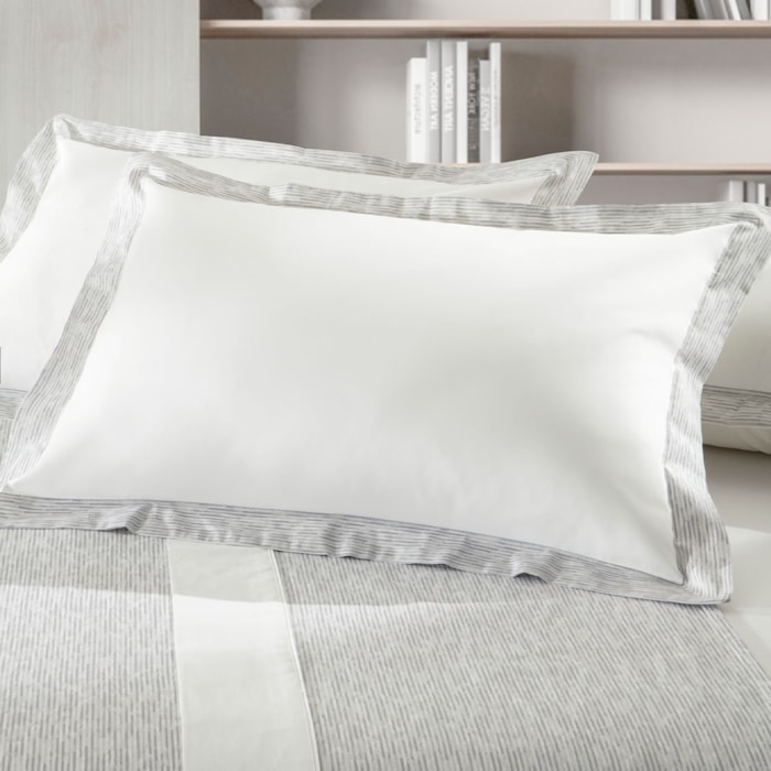 Cobre Leito Queen 100% Algodão 300 Fios Artie Satinée Kacyumara - Madel Home