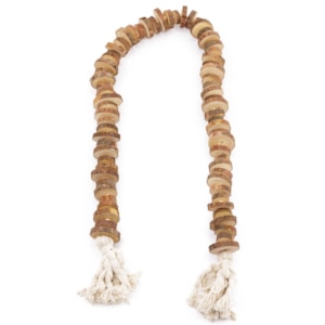 Colar de Mesa Decorativo Madeira e Cordas - 1,40cm