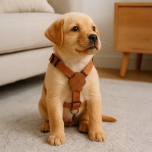 Coleira Peitoral Pet Solids Marrom P