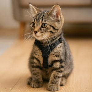 Coleira Peitoral Pet Solids Preto P