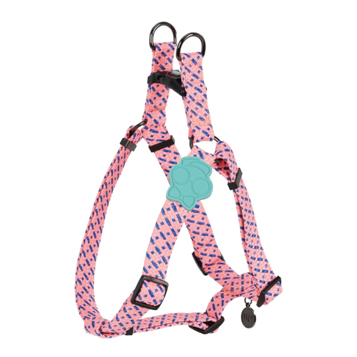 Coleira Peitoral Pet Vivid Rosa G - Madel Home