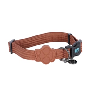 Coleira Pet Solids Marrom G