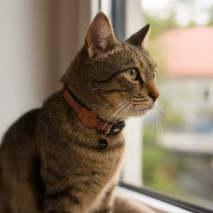 Coleira Pet Solids Marrom M