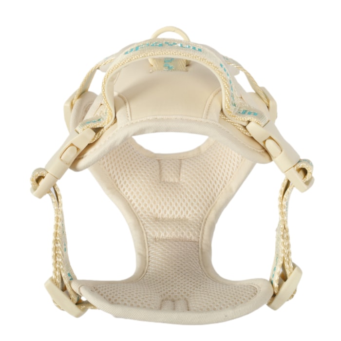 Colete Peitoral Pet Bubble Bege M - Madel Home
