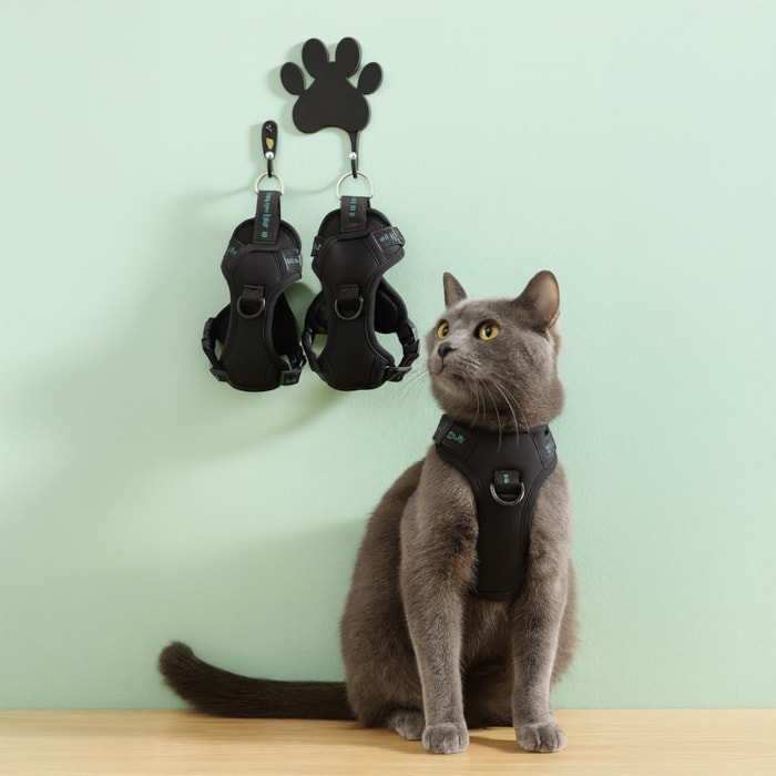 Colete Peitoral Pet Bubble Preto XG - Madel Home