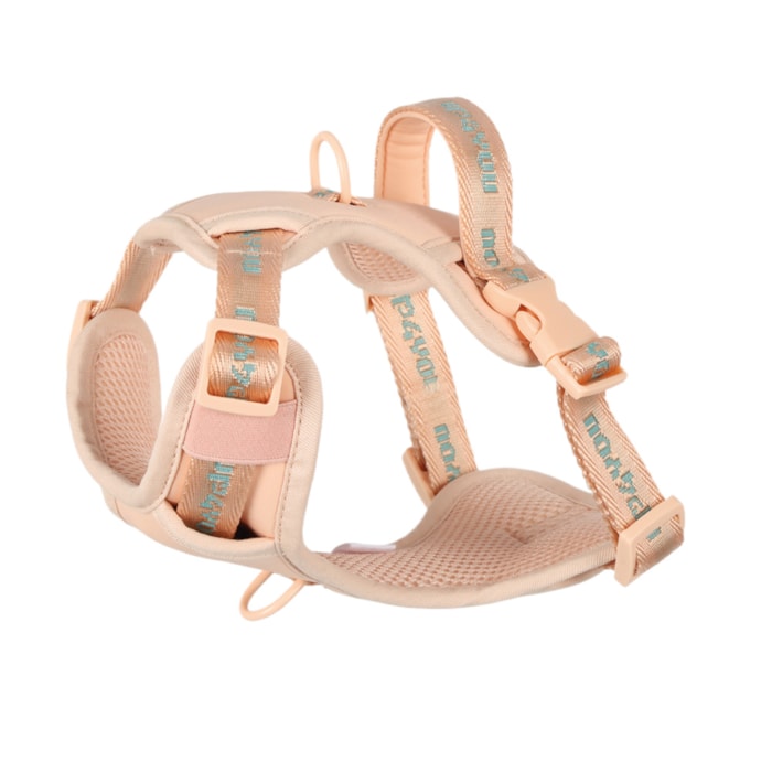 Colete Peitoral Pet Bubble Salmão M - Madel Home