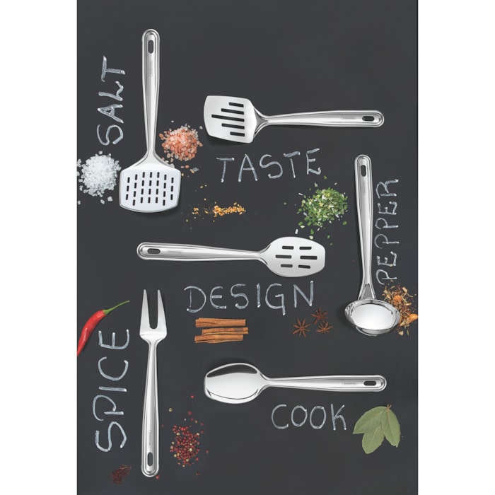 Colher de Arroz em Inox Prata Extrata Tramontina - 32cm - Madel Home